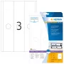 Suspension file labels HERMA 5167 A4 63x297 mm white paper matt opaque 75 pcs