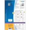 Selbstklebendes Druckeretikett HERMA Aktenetiketten A4 192x34 mm