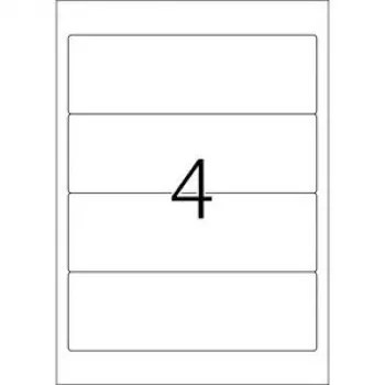 Inkjet-Etiketten HERMA A4 192x61 mm weiß Papier matt 100 Stück