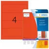 Aktenetiketten HERMA A4 192x61 mm rot Papier matt blickdicht 80 Stück