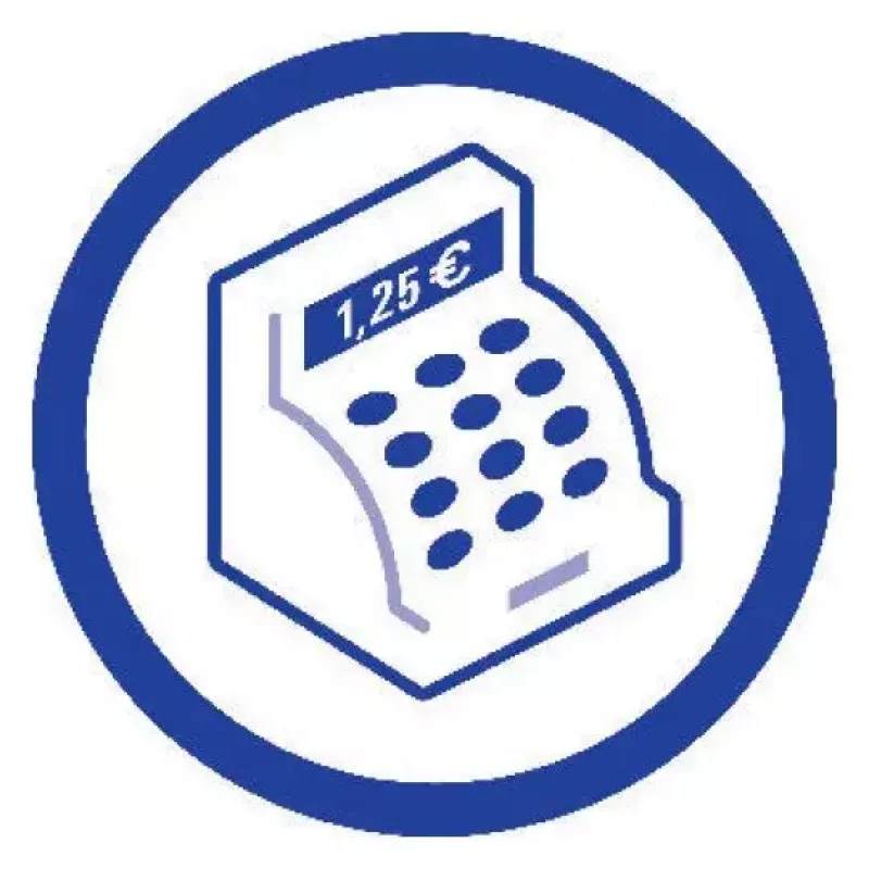 Verwaltungsbuch Avery 317 Blau Weiß