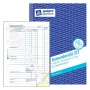 Verwaltungsbuch Avery 317 Blau Weiß
