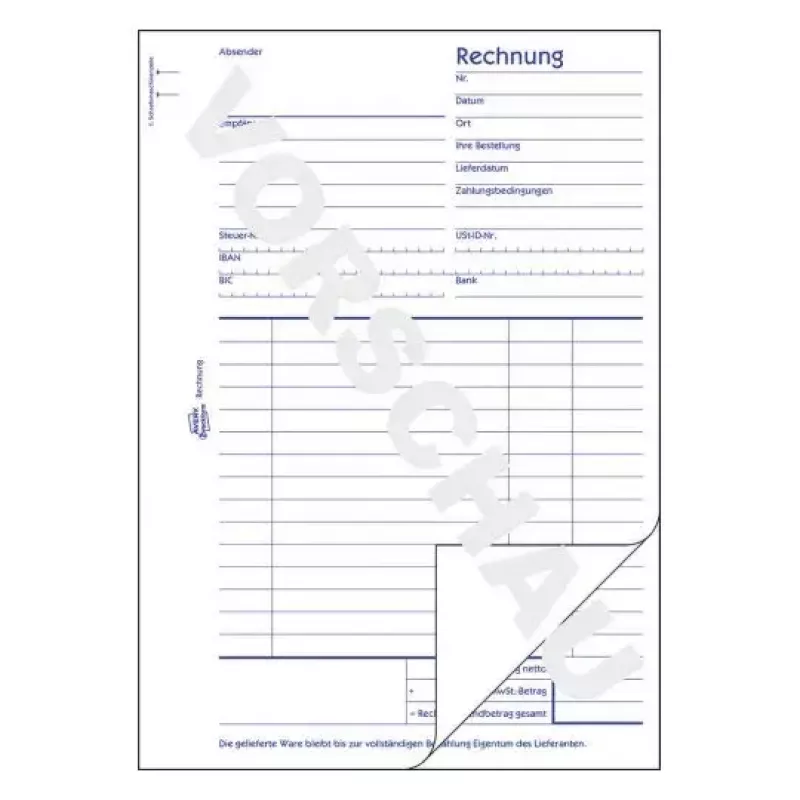 Verwaltungsbuch Avery 704