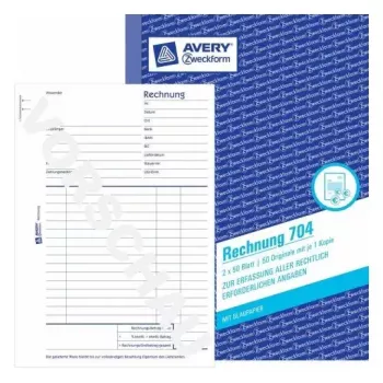 Verwaltungsbuch Avery 704