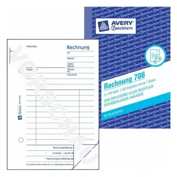 Verwaltungsbuch Avery 706 Weiß