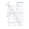 Admimistrationsbuch Avery 881 Blau Weiß