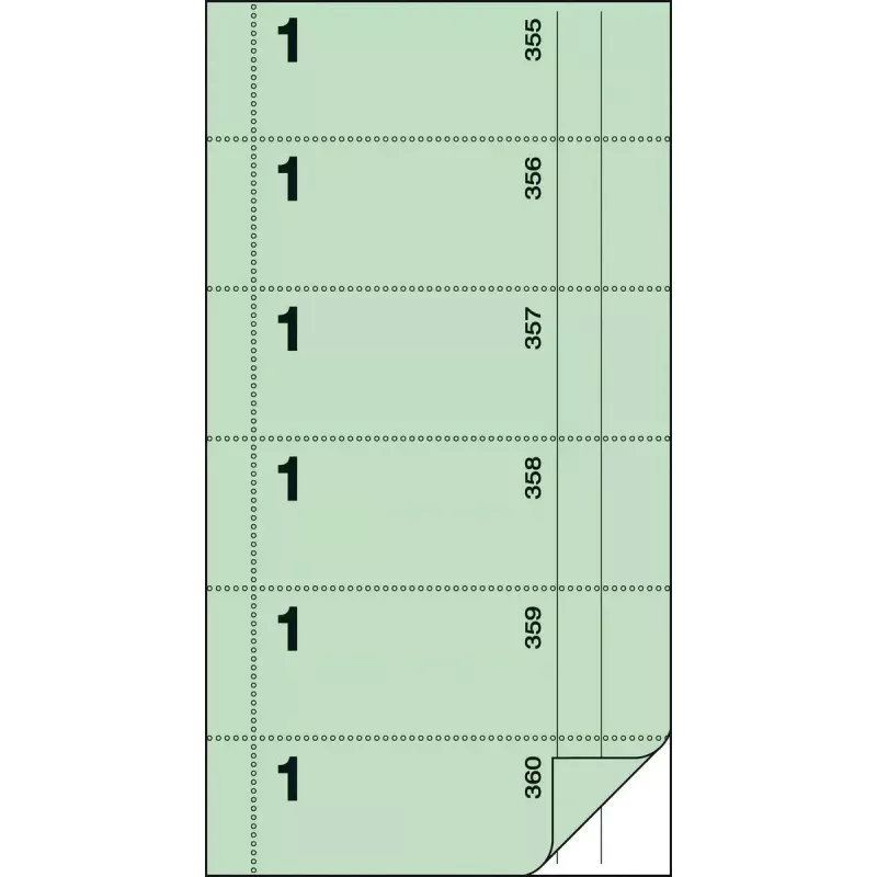 Nicht haftendes Etikett Sigel BO001 Grün Rechteck 105 x 200 mm