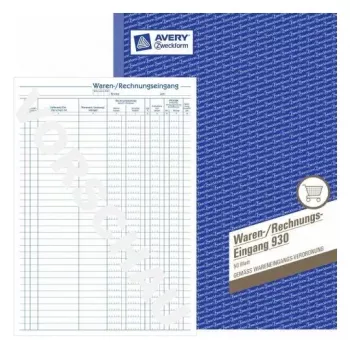 Administrationsbuch Avery 930 Blau Weiß