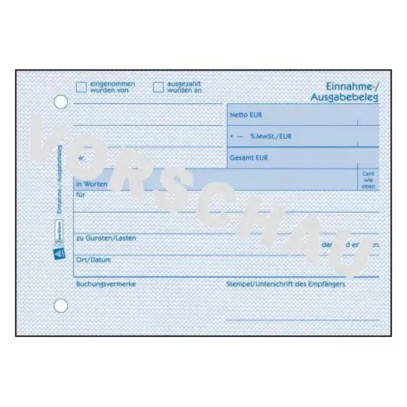 Verwaltungsbuch Avery 1205 Blau Weiß