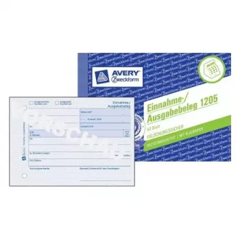 Verwaltungsbuch Avery 1205 Blau Weiß