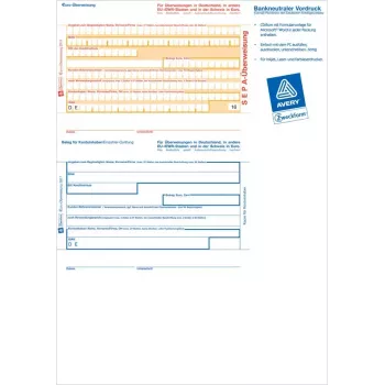 Geschäftsformular Avery 2817