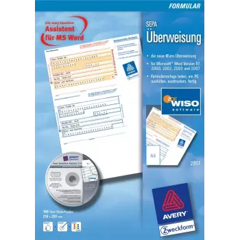 Geschäftsformular Avery 2817