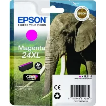 Cartridge EPSON Tinte Nr. 24XL Magenta C13T24334011 C13T24334010