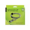Kabelschloss Navilock 20643 Silber 1,8 m