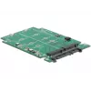 Interner M.2-Adapter DeLOCK 62590 SATA 6 Gbit/s RAID 0 1 JBOD