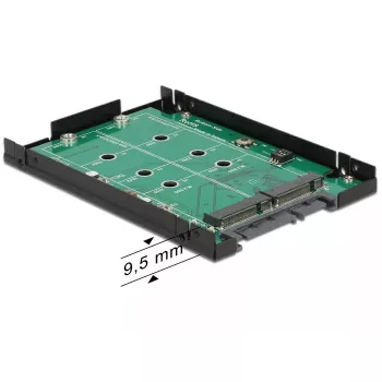 Interner M.2-Adapter DeLOCK 62590 SATA 6 Gbit/s RAID 0 1 JBOD