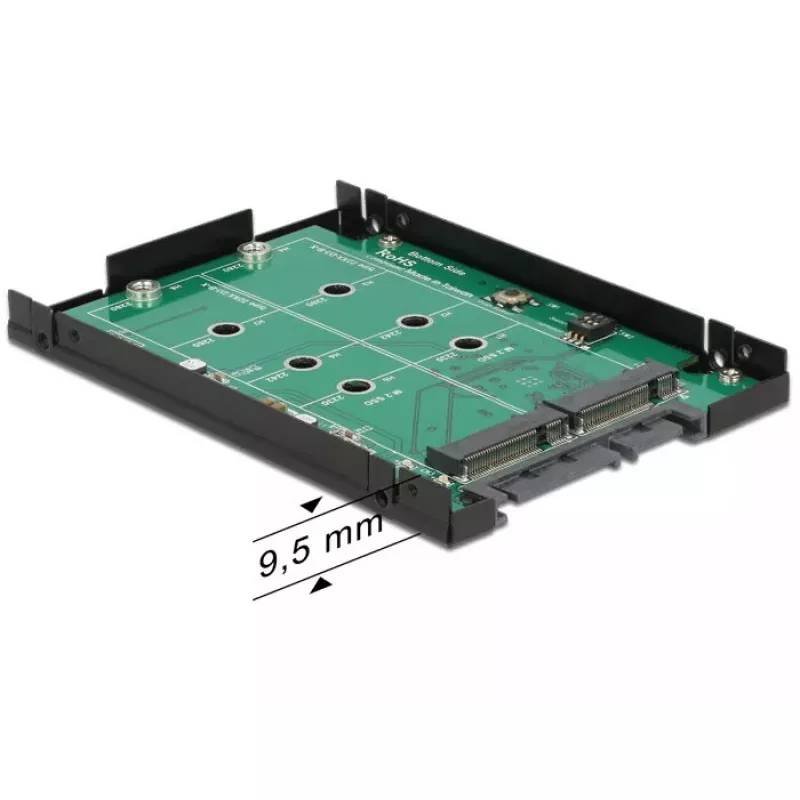 Interner M.2-Adapter DeLOCK 62590 SATA 6 Gbit/s RAID 0 1 JBOD