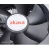 Cooler Akasa AK-CCE-7105EP Prozessorkühlsystem 9,2 cm Schwarz Silber