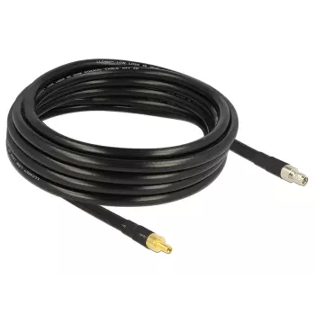 Koaxialkabel DeLOCK 5m SMA/SMA CFD400 LLC400 Schwarz