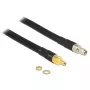 Koaxialkabel DeLOCK 5m SMA/SMA CFD400 LLC400 Schwarz