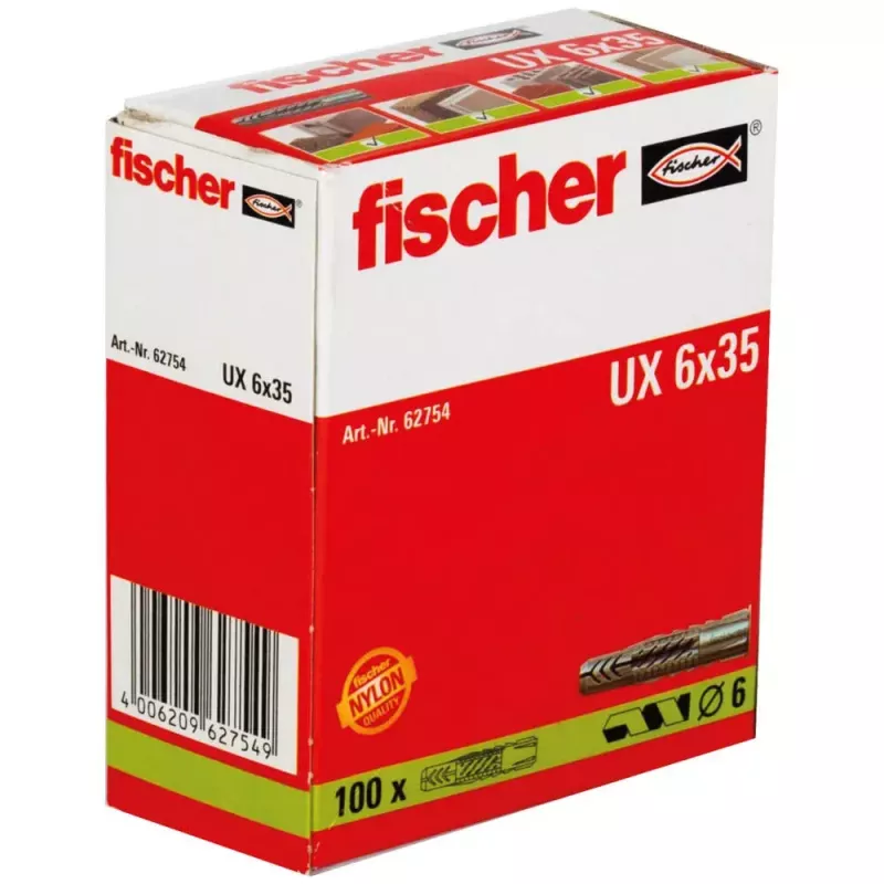 Wanddübel Fischer 62754 Schraubdübel 35 mm