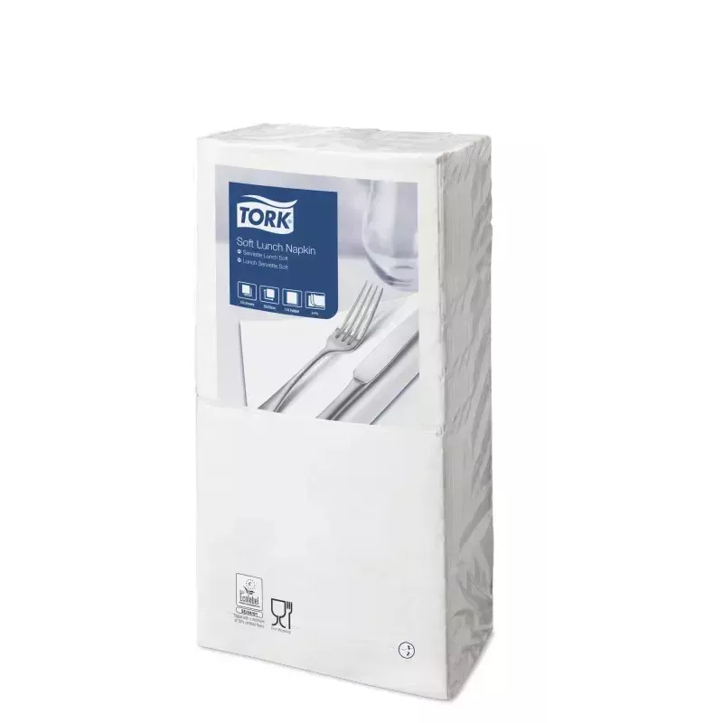 Papierservietten Tork 477414 Weiß 150 Stück
