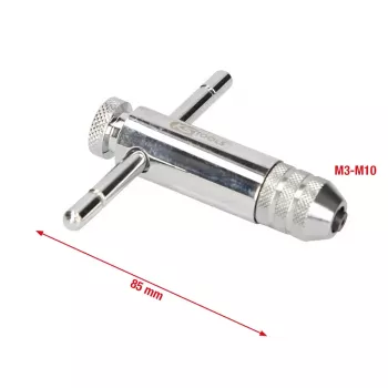 KS Tools 331.0665 umschaltbarer Ratschen-Gewindebohrerhalter, M5-M12