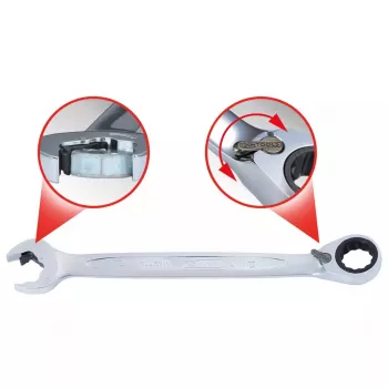 Kombischlüssel KS Tools 503.5917 17 mm Chrom-Vanadium-Stahl