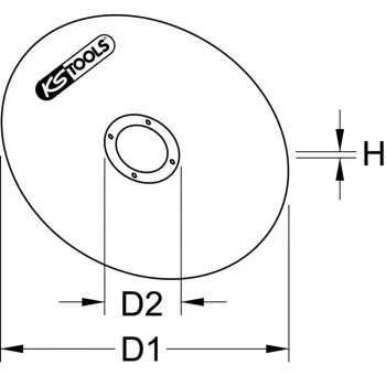 Winkelschleifer-Zubehör KS Tools 337.2005 1 Stück