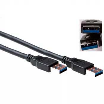 USB-Kabel ACT USB 3.0 A-Stecker - USB A-Stecker 2,00 m