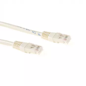 ACT Ivory 5 Meter U/UTP CAT6 Patchkabel mit RJ45-Steckern
