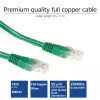 ACT Grün 1,5 Meter U/UTP CAT6 Patchkabel mit RJ45-Steckern
