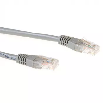 ACT Grau 10 Meter LSZH U/UTP CAT6 Patchkabel mit RJ45-Steckern