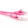 ACT Pink 2 m U/UTP CAT6 Patchkabel rastnasenfrei mit RJ45-Steckern