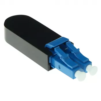 LWL-LC-Loopback-Adapter ACT EA9004 Singlemode 1310 nm Schwarz