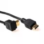 ACT 2 Meter HDMI High Speed Kabel v2.0 HDMI-A Stecker gewinkelt zu HDMI-A Stecker gerade