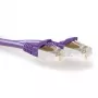 ACT Lila 3 Meter LSZH SFTP CAT6A Patchkabel rasthemmend mit RJ45-Steckern