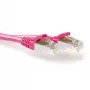 ACT Pink 30 Meter LSZH SFTP CAT6A Patchkabel snagless mit RJ45-Steckern