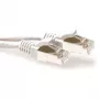 ACT Weiß 3 Meter LSZH SFTP CAT6A Patchkabel rastnasenfrei mit RJ45-Steckern
