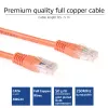 ACT Orange 0,5 m U/UTP CAT6 Patchkabel mit RJ45-Steckern