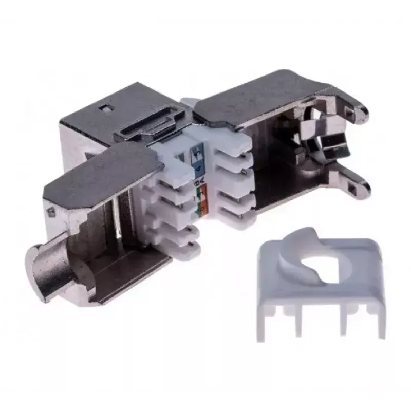 Keystone-Modul Dexlan 272928 flach Grau RJ-45