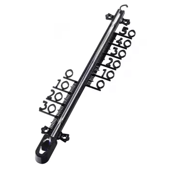 Hama 00186405 Umgebungsthermometer Mechanisches Umgebungsthermometer Innen/Außen Schwarz