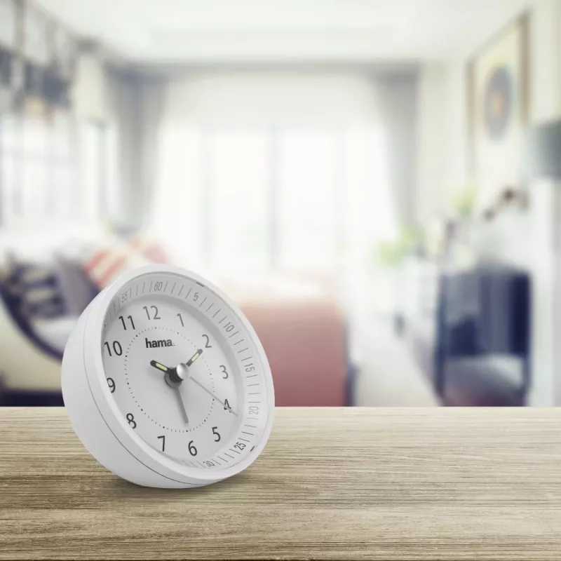 Hama Roundly Weiß Uhr