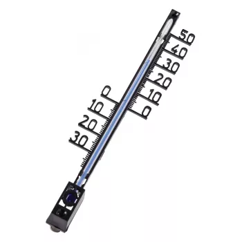 Hama 00186404 Umgebungsthermometer Flüssigkeits-Umgebungsthermometer Innen-/Außenbereich Schwarz