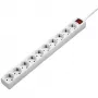 Hama 00137234 Überspannungsschutz Weiß 10 AC-Steckdosen 230 V 3 m