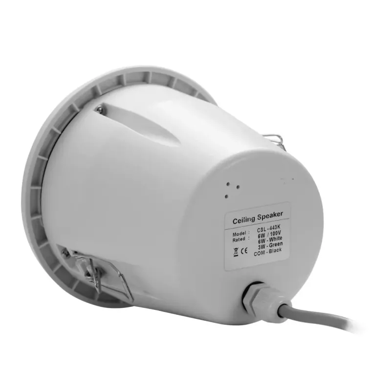 2-Wege-Lautsprecher Omnitronic 80710259 6 W Weiß Kabelgebunden