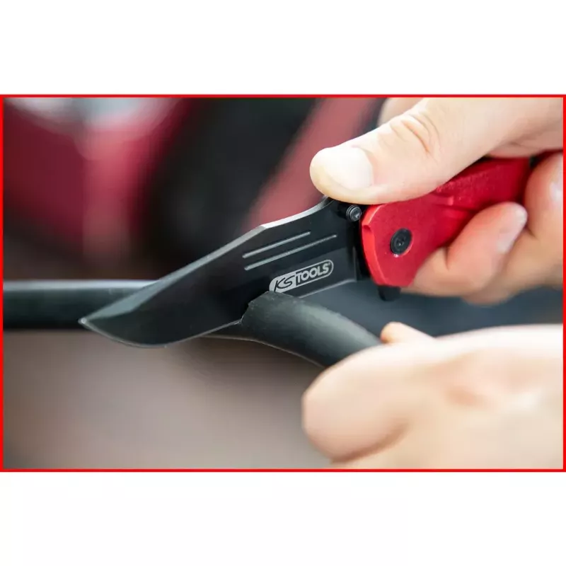 Taschenmesser Camper/Scout KS Tools 907.2220 Schwarz Rot