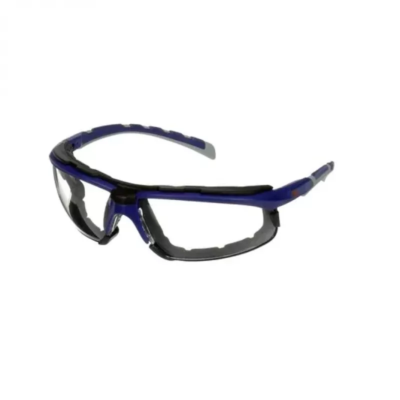 3M S2001SGAF-BGR-F Schutzbrille Vollsichtbrille Kunststoff Blau, Grau