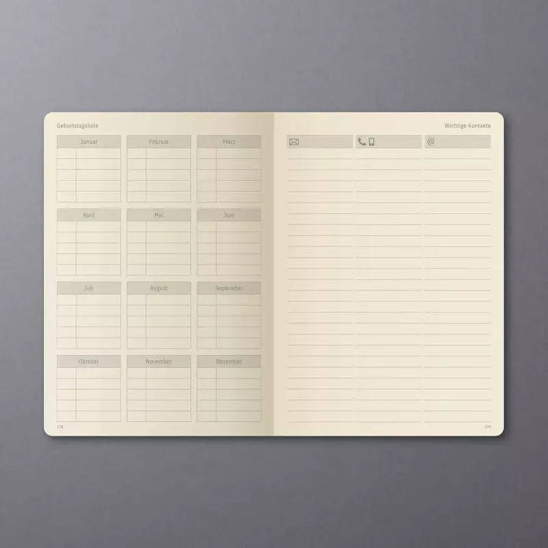 Notizbuch Sigel Conceptum A5 400 Blatt 148x213 mm