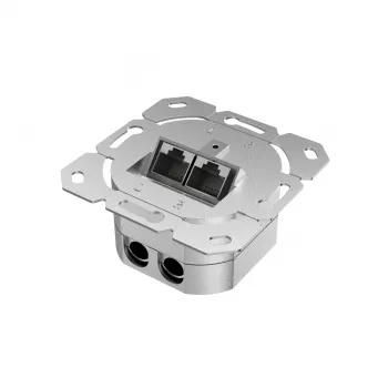 Hama 00200775 Steckdosenleiste 2 x RJ-45 Weiß